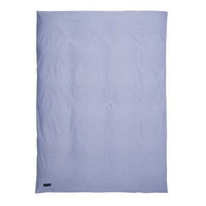 Wall Street Oxford Quilt Cover, Striped Dark Blue 0799, 150 x 210 cm