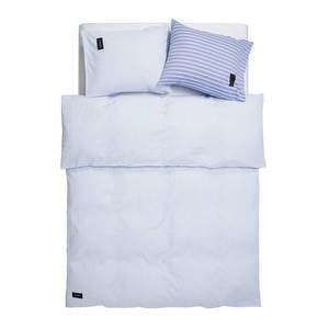 Wall Street Oxford Quilt Cover, Striped White 0708, 240 x 220 cm