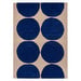 Isot Kivet -matto, sininen, 200 x 280 cm