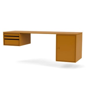 Montana Workshop -työpöytä, amber, 47 x 141 cm