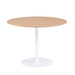 Koti Dining Table, Oak/White, ø110 cm