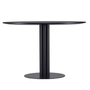 Primus-ruokapöytä, musta, ⌀ 140 cm
