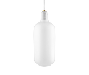 Amp Pendant Lamp, White/Marble