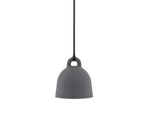 Bell Pendant Lamp, Grey, ø 22 cm