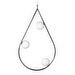 Pearls 80 Pendant Lamp, Shiny Nickel