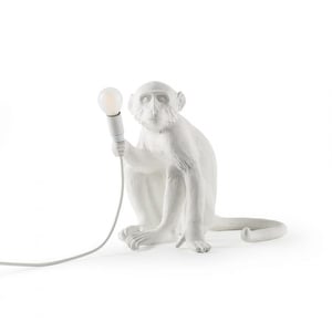 Seletti Monkey Table Lamp, Black