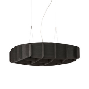 Ristikko Pendant Lamp, Black, 65 x 65 cm