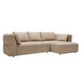 Cleo Sofa, Caleido Stampato Fabric Beige, Right