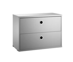 String System Chest of Drawers, Grey