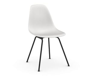 Eames DSX -tuoli, white/musta