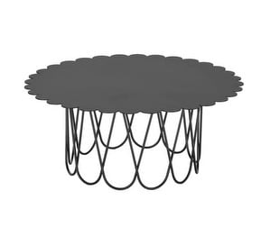 Flower Coffee Table, Anthracite, ⌀ 60 cm