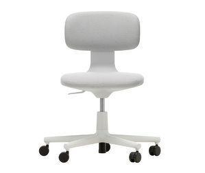 Rookie Office Chair, Light Grey/White