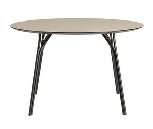 Tree Dining Table, Beige/Black, ø 120 cm