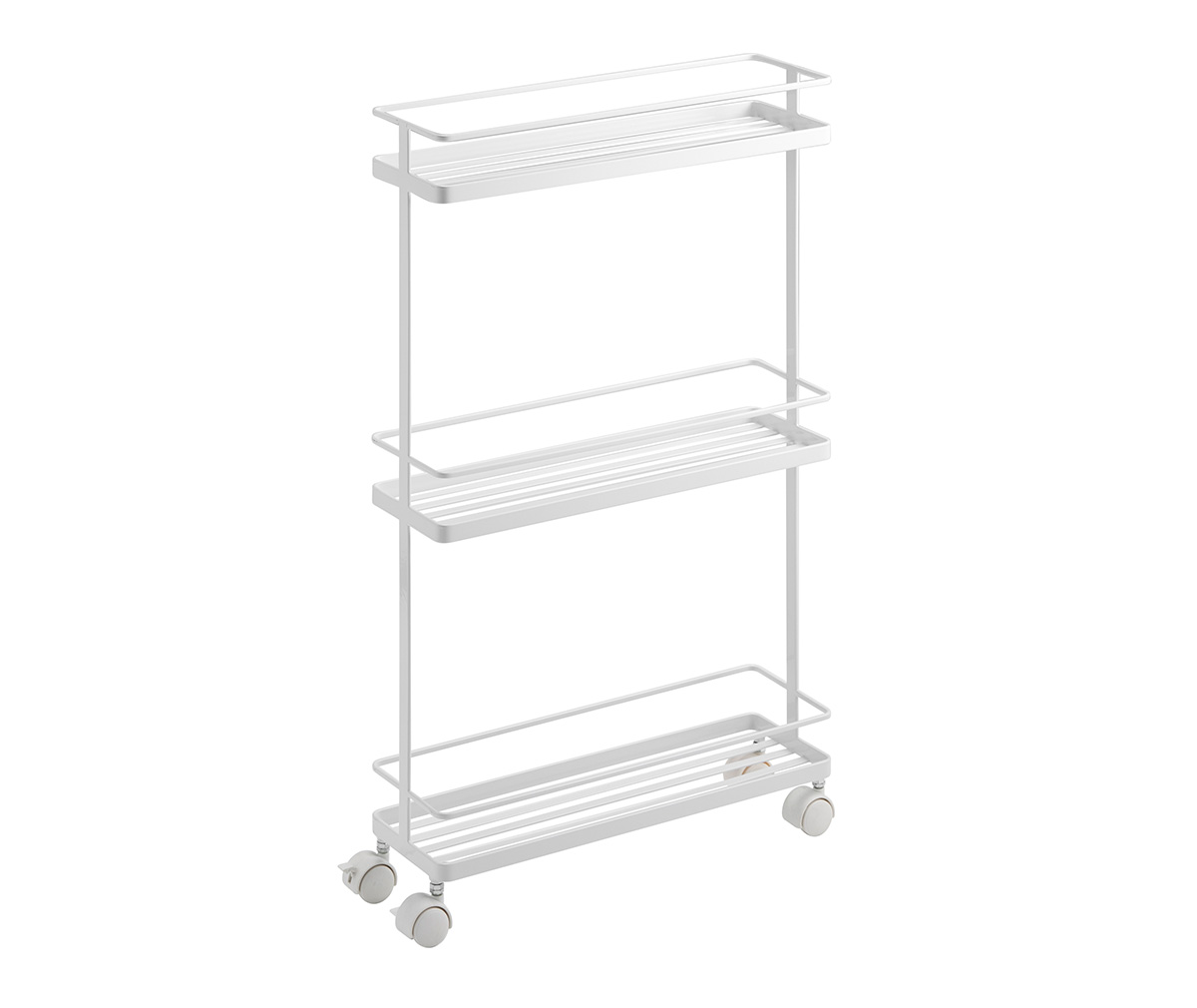 Yamazaki Tower Kitchen Trolley White Veps l inen