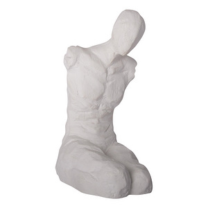 Man-veistos, valkoinen, 26 x 18 cm