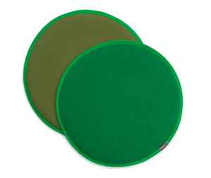 Seat Dots Cushion, Classic Green/Forest – Classic Green/Cognac