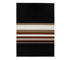 Horizon Rug, Black/Reddish Brown, 170 x 240 cm