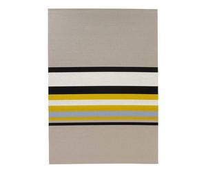 Horizon-matto, stone/yellow, 170 x 240 cm